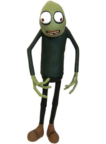 Salad Fingers Action Figure (Teeth Version) figure by David Firth, produced by Unbox Industries. Front view.