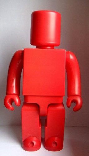 Kubrick 400% ABS Model - Red figure, produced by Medicom Toy. Front view.