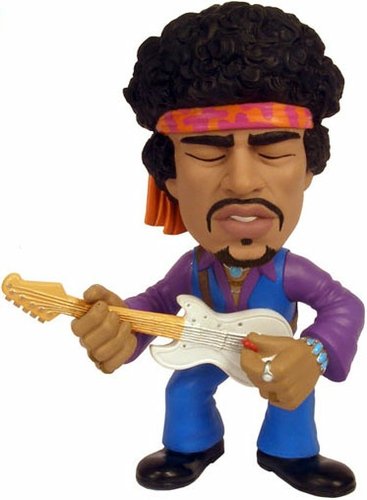 Funko Force - Jimi Hendrix (Purple Haze Ver.) figure, produced by Funko. Front view.