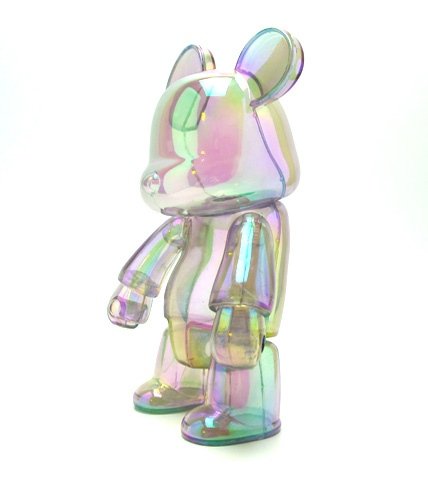 7  Qee Transparent Pearl figure, produced by Toy2R. Front view.