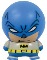 Batman figure by Dc Comics, produced by A&A Global Industries. Front view.