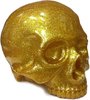 1/1 Skull Head - Gold Glitter