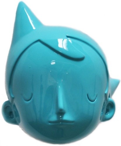Heres Thinking of You... (Aqua) figure by Yoskay Yamamoto, produced by Pretty In Plastic. Front view.