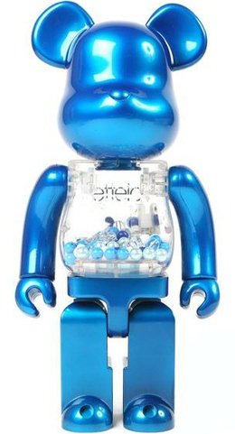 My First B@by Be@rbrick 400% - Colette figure by Chiaki Kuriyama, produced by Medicom Toy. Front view.