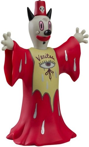 High Priest of Toby  figure by Gary Baseman, produced by Kidrobot. Front view.