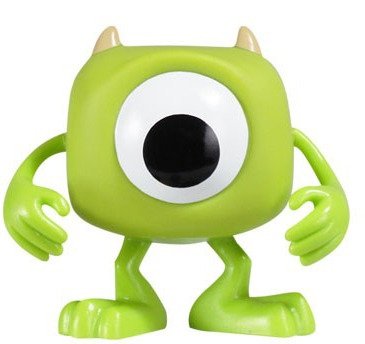 Mike Wazowski  figure by Disney, produced by Funko. Front view.