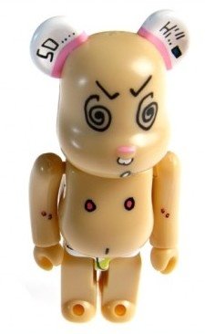 Be@rbrick 100% - Juice CLOT 2nd anniversary figure, produced by Medicom Toy. Front view.