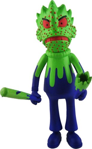 Loady McGee - Toxic Waste figure by Johnny Ryan, produced by Span Of Sunset. Front view.