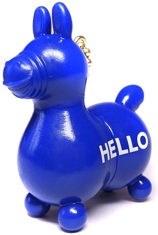 Rody Keychain figure, produced by Intheyellow. Front view.