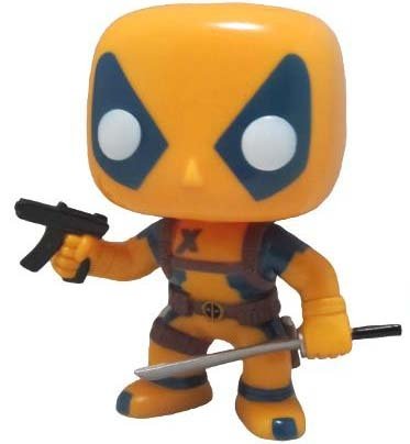 DeadPool - MegaCon Exclusive figure by Marvel, produced by Funko. Front view.