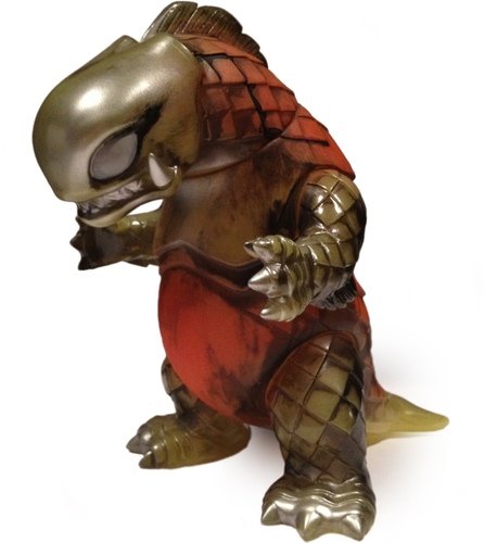 Bop Dragon - Poison Neck figure by Mike Sutfin, produced by Rumble Monsters. Front view.