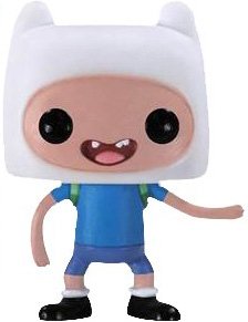 Finn figure, produced by Funko. Front view.