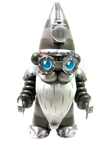 G.N.O.M.E. - 3DRetro DCon Exclusive figure by Doktor A, produced by Raje Toys. Front view.