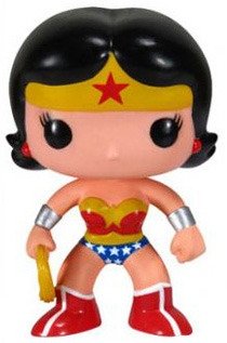 POP! Heroes - Wonder Woman figure by Dc Comics, produced by Funko. Front view.