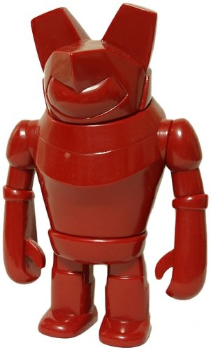 Cosmicat Robo - Unpainted Red figure by P.P.Pudding (Gen Kitajima), produced by P.P.Pudding. Front view.