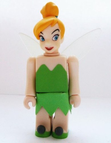 Tinkerbell Kubrick 100% figure by Disney, produced by Medicom Toy. Front view.