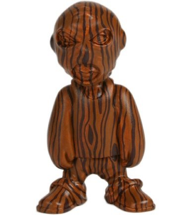 Neoboy Batti Wooden figure by Java, produced by Neoboy Corporation. Front view.