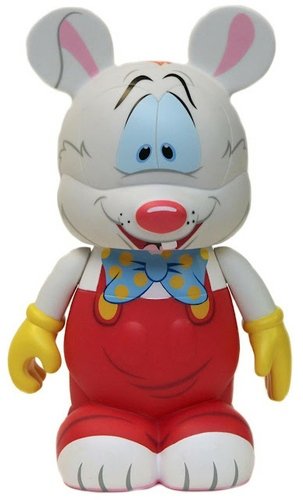 Roger Rabbit figure by Maria Clapsis, produced by Disney. Front view.