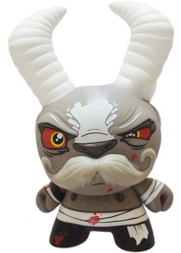 Bay Fog Brawler (Chase) figure by Scribe, produced by Kidrobot. Front view.