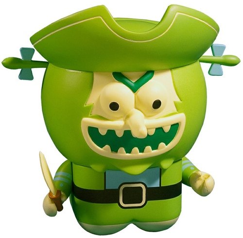 The Flying Dutchman figure by Nickelodeon, produced by Unklbrand. Front view.