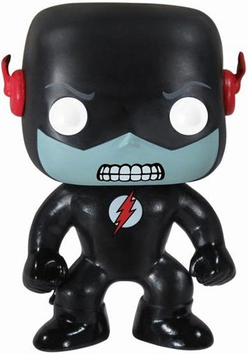 The Black Flash - NYCC 2012 figure by Dc Comics, produced by Funko. Front view.