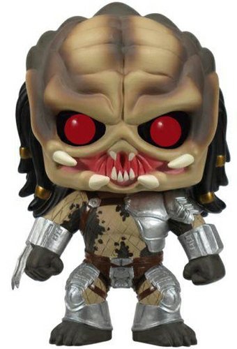 Predator figure, produced by Funko. Front view.