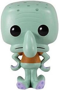 Squidward figure by Nickelodeon, produced by Funko. Front view.