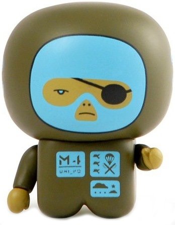 M4 Unipo Hup figure by Unklbrand, produced by Unklbrand. Front view.