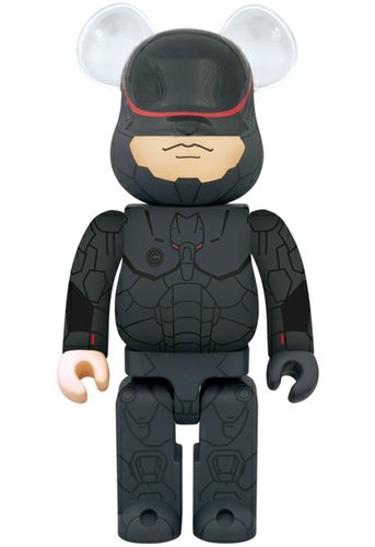 ROBOCOP 3.0 Be@rbrick 400% figure, produced by Medicom Toy. Front view.