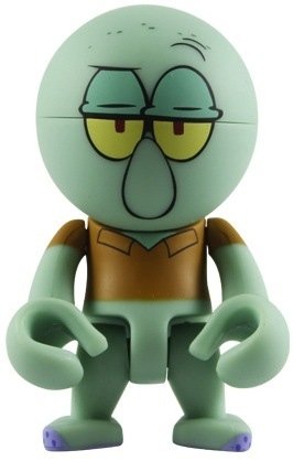 Squidward Trexi figure by Nickelodeon, produced by Play Imaginative. Front view.