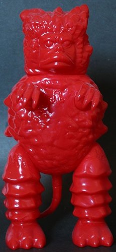 Garamon Red(Lucky Bag) Show Exclusive figure by Yuji Nishimura, produced by M1Go. Front view.
