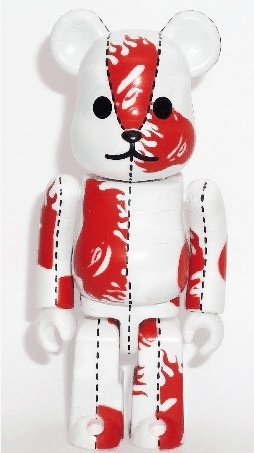 Bape Play Be@rbrick S3 - Secret figure by Bape, produced by Medicom Toy. Front view.