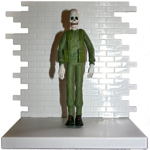 Pink Floyd The Wall - Skeleton Soldier figure, produced by Seg Toys. Front view.