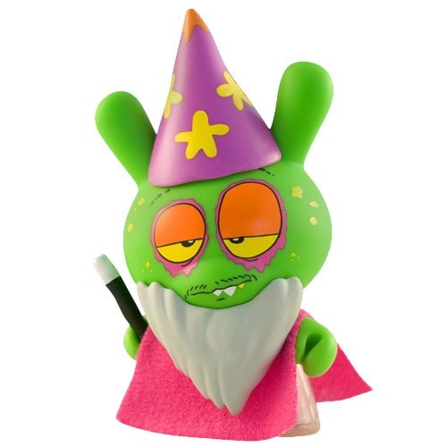 Spirit WZRD Dunny figure by Mca, produced by Kidrobot. Front view.