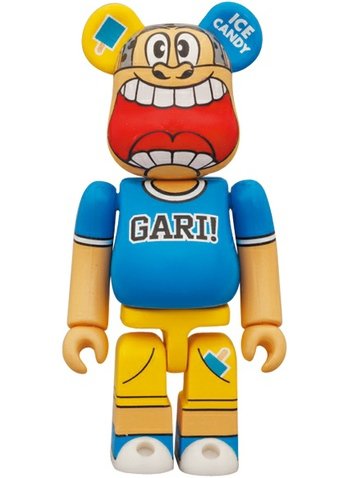 Gari-Gari-kun Be@rbrick 100% - Wonder Festival 2010 (Summer) figure, produced by Medicom Toy. Front view.