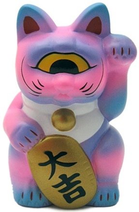 Mini Fortune Cat figure by Realxhead, produced by Realxhead. Front view.