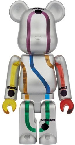 Tokyo Marathon 2013 Be@rbrick 100% figure, produced by Medicom Toy. Front view.