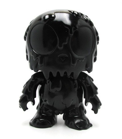 Mini Qee 5 Melting Toyer Black figure by Toy2R, produced by Toy2R. Front view.