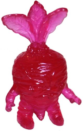 Baby Deadbeet - Beet Juice, DCon 2013 figure by Scott Tolleson, produced by October Toys. Front view.