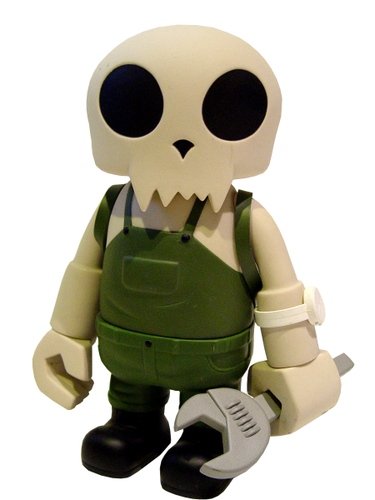 Toyer Worker - Green Version figure by Toy2R, produced by Toy2R. Front view.