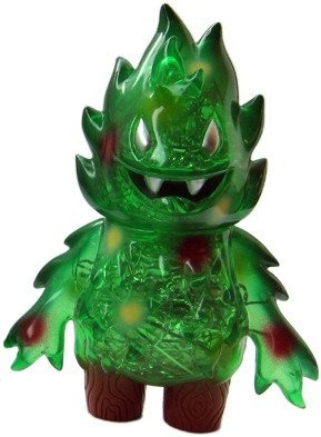Yuletide Honoo - Chase figure by Leecifer, produced by Super7. Front view.