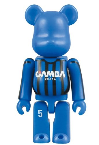 Gamba Osaka Be@rbrick 70% figure, produced by Medicom Toy. Front view.