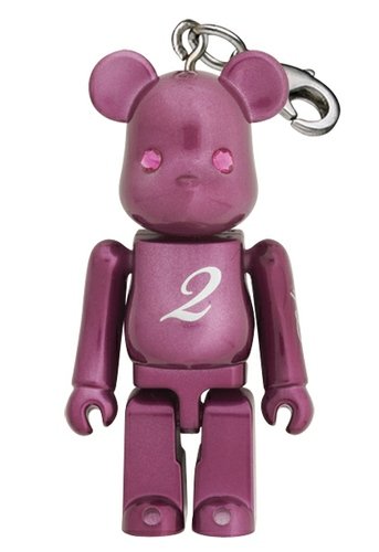 Birthday Be@rbrick 70% - 2 figure, produced by Medicom Toy. Front view.