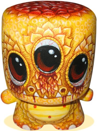 Marshall Monster, Dribbles figure by 64 Colors. Front view.