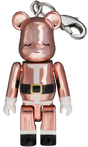Beasanta Be@rbrick 50% - Rose Pink figure, produced by Medicom Toy. Front view.