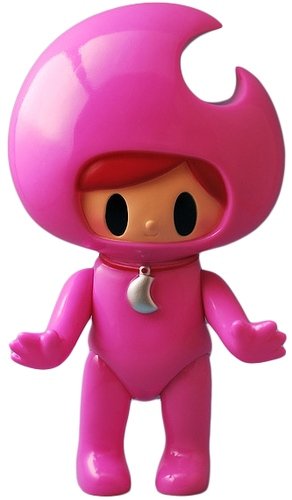 Mikazukin - Pink figure by Itokin Park, produced by One-Up. Front view.