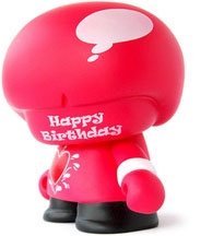 Xboy - Happy Birthday figure by Pierre & Leon, produced by Xoopar. Front view.