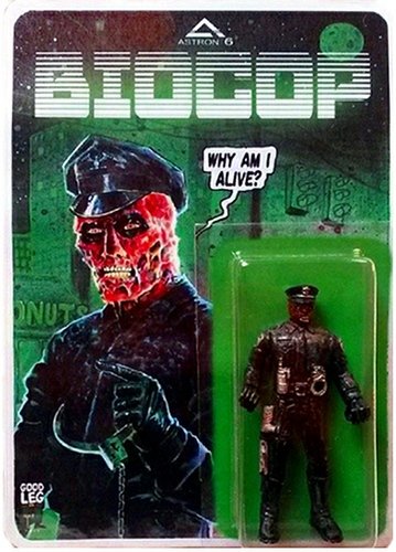 BioCop figure by Ralph Niese, produced by Goodleg Toys. Front view.
