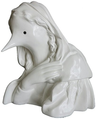 Pray for US figure by Parra, produced by Case Studyo. Front view.