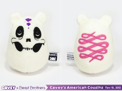Cavey x Beast Brothers figure by A Little Stranger. Front view.
